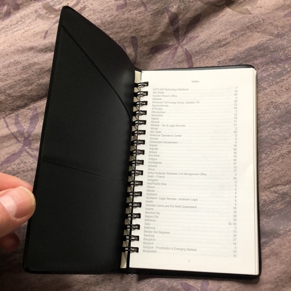 Arthur Andersen global office directory. Nostalgic. Memory lane/reunion item. - Picture 2 of 5